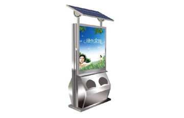 Energy Saving A4 Snap Frame Rolling Led Solar Light Box For Commercial Advertisement