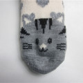 Sevimli Kedi Jakarlı Zemin Çorapları