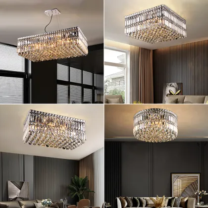 European Style Iron LED Living Room Ceiling Light