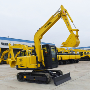 China Hydraulic Small Excavator 8 Ton with AC Cabin