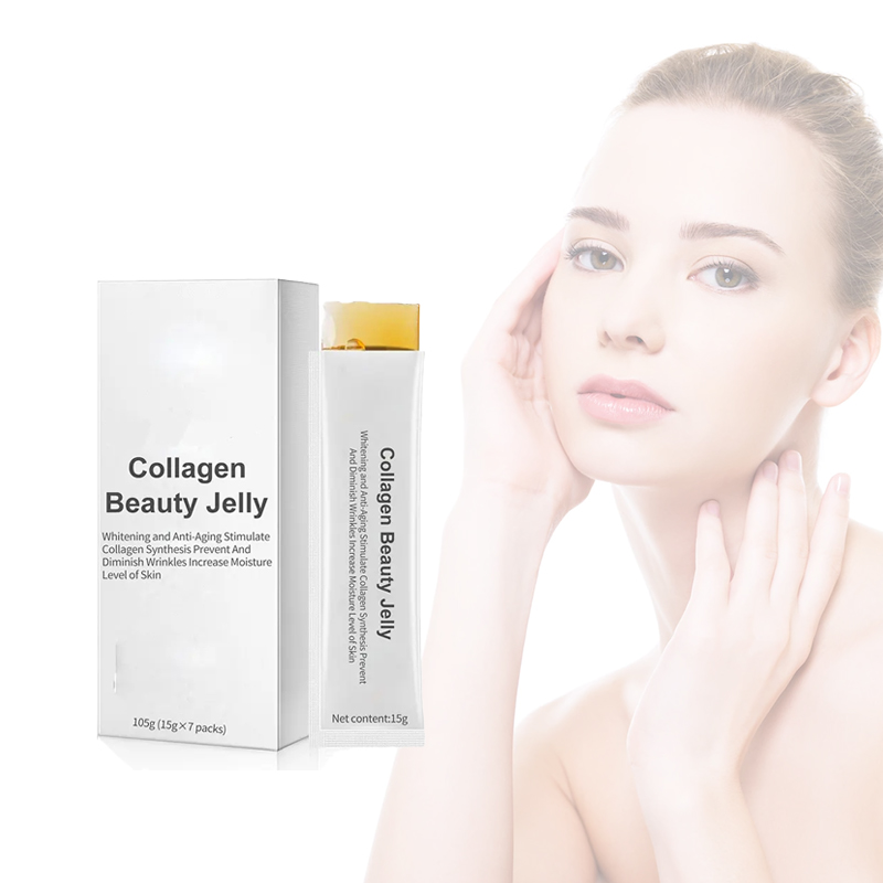 OEM/ODM Natural Flavor Beauty Supplements Skin Whitening Low Molecular Beauty Collagen Jelly Stick