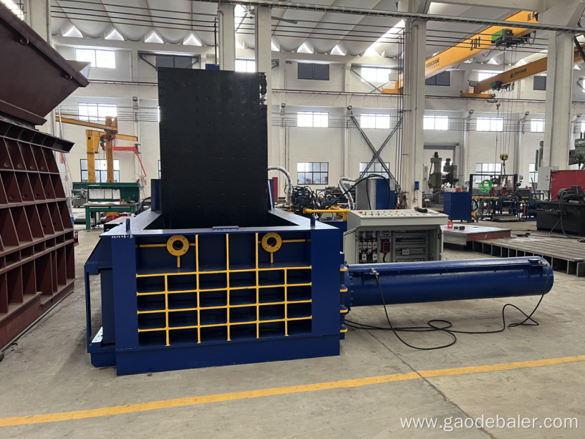 Automatic Hydraulic Metal scrap baler machine scrap baling
