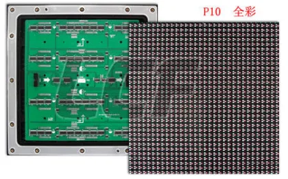 Rear Ip54 Outdoor Advertising Led Display Modules Boards / Ph10mm Advertising Media Display Modules