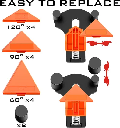 YUHANG Multi-Angle Pro Corner Clamps Set for Woodworking
