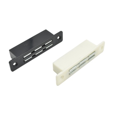 Modern Black Plastic Cabinet Door Catch Latch Plate for Home Use