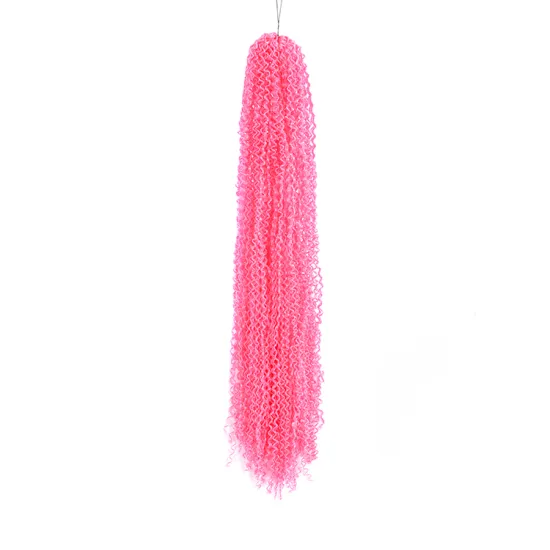 pink  High Quality Korean Straight Fiber Micro Zizi Braids Synthetic Hair