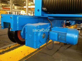 Single Speed Overhead Crane End Carriage / Beam With Overlo