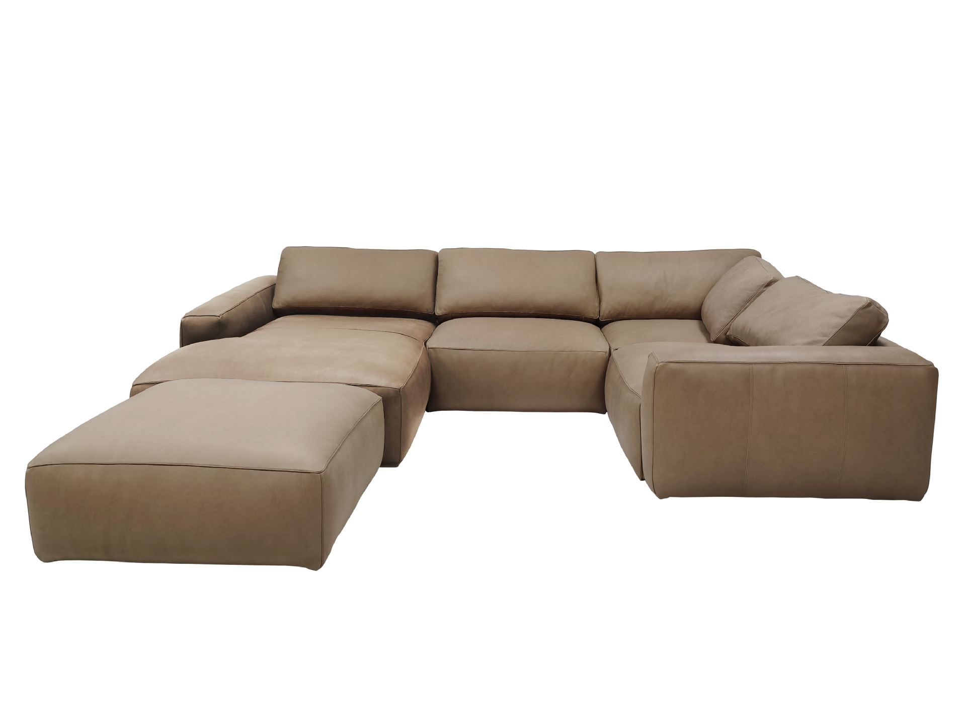 Lazy combination sofa solid color