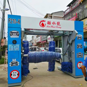 Britain gas station unattended car washing machine business model