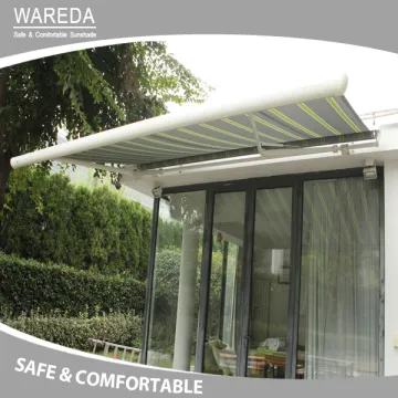semi half cassette horizontal retractable awning