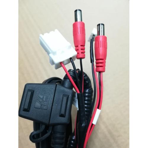 Electrical wiring parts with fuse holder