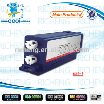 Compatible Postage ink cartridge 621-1 Red or Blue Ink