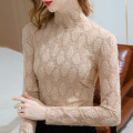 women's autumn and winter lace bottoming shirt