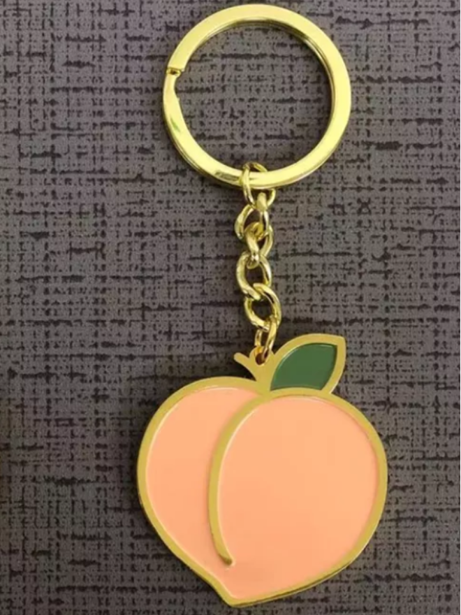 Peach Keychain Sample