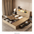 Nordic double 1.8 meters minimalist tatami main bed