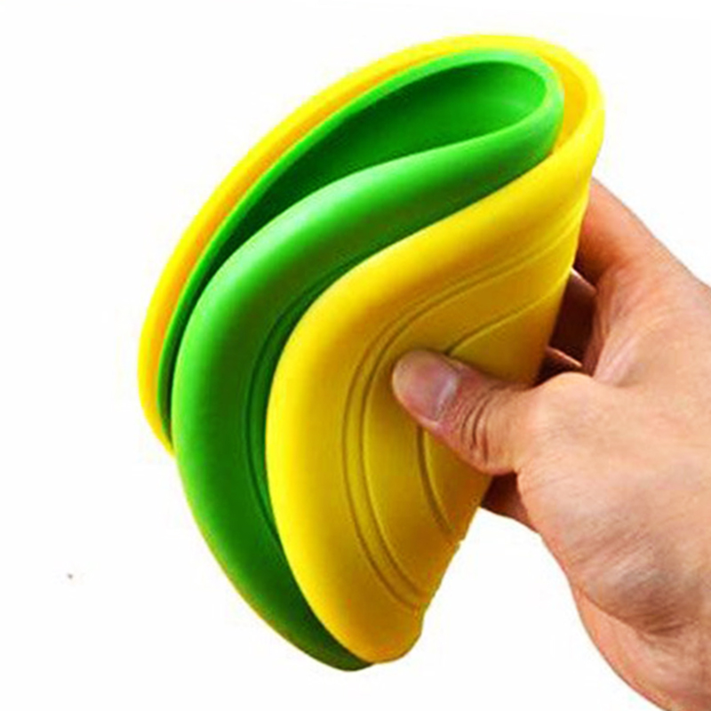 Outside Play Silicone Frisbees Dog Tossing Toys