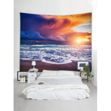 Tapestry Wall Hanging Ocean Beach Sea Wave Series Tapestry Sunrise Sunset Dusk Tapestry for Bedroom Home Dorm Decor