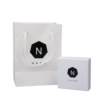 Wholesale White Fashion Gift Packaging Set with Handles for Jewelry, Birthday, and Wedding