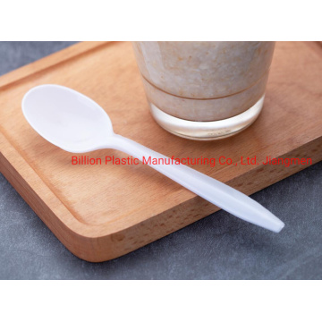 Hygienic Food Grade PP White Standard Size Disposable Spoon