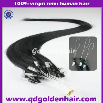 Golden Hair Pre-bonded Brazilian Hair Cheap Human Hair Extension on Sale
