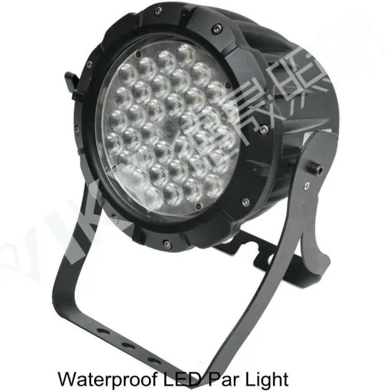 DMX outdoor dimmable RGB stage waterproof LED par light 60W
