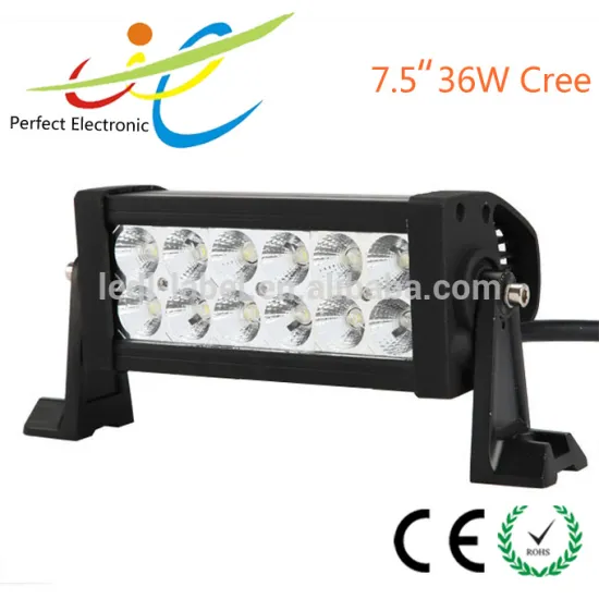 Aluminum Housing 36w spot/flood led lighting bar DC10-30V