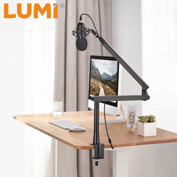 2023 New Aluminum Professional Studio Microphone Boom Arm for Live Streaming