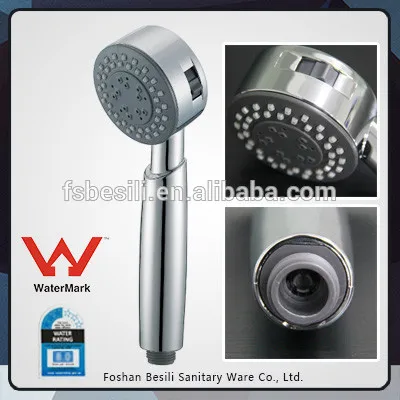 two function ABS round hand shower head with WELS ARP812