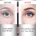 Duo Eyebrow Eyelash Brush With Brow Spoolie