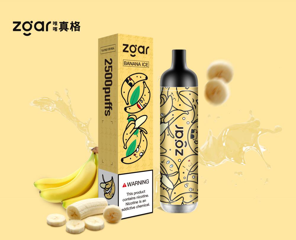 Zgar Disposable 2500 puffs Atomizer Gift Box