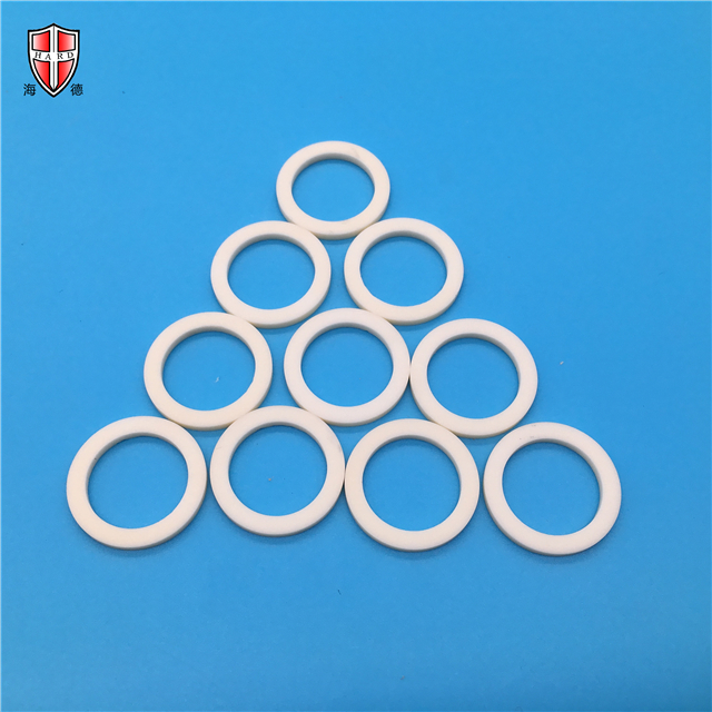 alumina zirconia সিরামিক আস্তরণের গ্যকেট স্পেসার ওয়াশিং