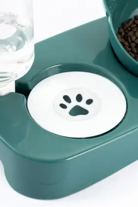 Automatic Feeder Bowl and Water Dispenser for Pets