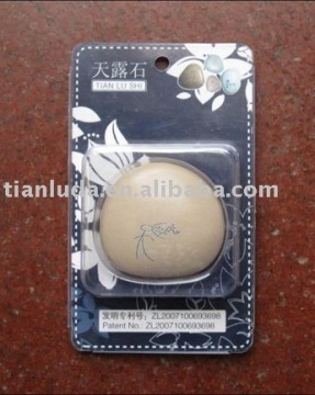 blister packed artificial plastic pebbles