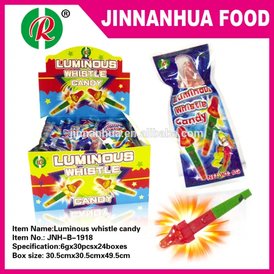 lumious whistle nipple candy