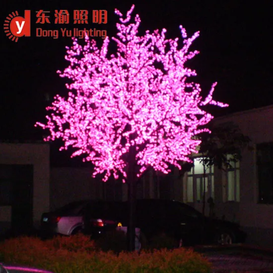 DONGYU 4m led cherry blossom tree light pink color