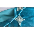 100% Polyester Knitted Velour Fabric For Garment