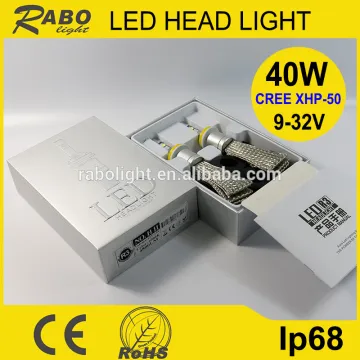 New product! car accessories for snowmobile h4 h7 h9 h11 led headlight replace halogen bulb