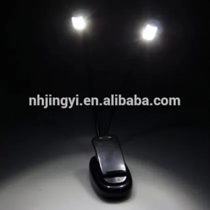 rechargeable 2 led clip AAA battery promotion gift lumio book lamp