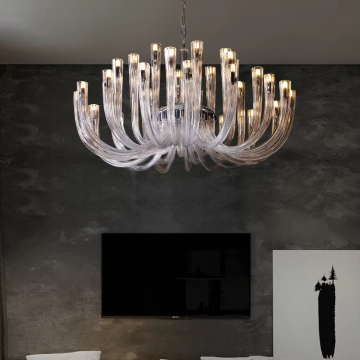 Lampada a soffitto a led baccarat moderna lussuosa
