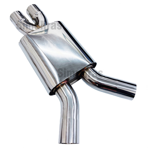 Passend für Mercedes Benz R230 SL55 AMG 02-08 Achsenrücker Auspuffanlagenquad Ovaler Spitze