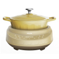 4L IH Enameled Cast-Iron Pot IH Dutch oven Multifunctional Cooker IH multi cooker good quality induction cooker Hot pot Steamer