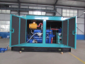 Gas motor generator en biogas generator