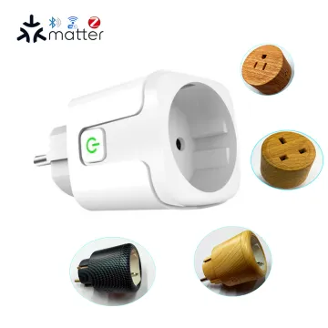 Smart BSD33 EU Plug with WiFi Mesh Support for Any Smart Home Solution - 20A/16A, No Energy Monitor, Custom Smart Plug Outlet Socket