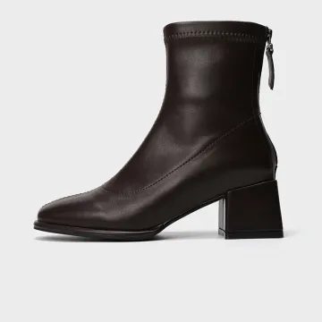 2021 winner big square heel sharp toes boots
