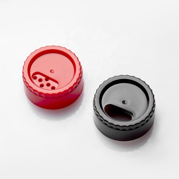 바베큐 조미료를위한 구멍이있는 45mm 후추 파우더 병 캡