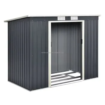 Waterproof Outdoor Storage Box: Eco-friendly Metal Shed for Garden Tools