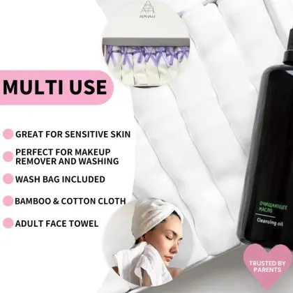 Double Sided Facial Cleaning Cotton Cloth