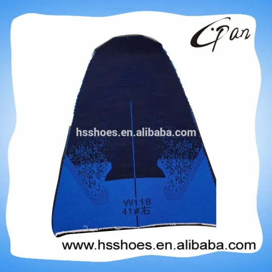 Popular custom flyknit upper for shoes made