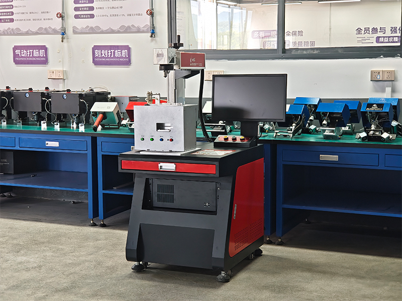 Automatic laser nameplate delivery