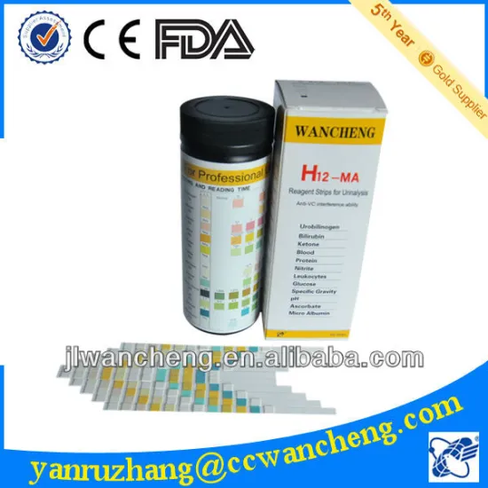 Urine analyse Strip, 12 parameters, Changchun